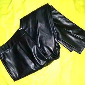 Leather Leggings Jegging Pants